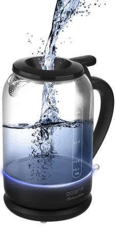 Электрочайник Polaris PWK 1753CGL 1,5 л Black