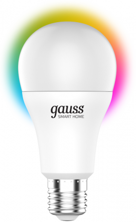 Умная лампочка Gauss 8,5 Вт A60 Е27 RGBW White