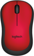 Мышь беспроводная Logitech M220 Silent Red