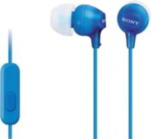 Наушники с микрофоном Sony MDR-EX15AP Blue