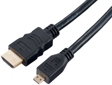 Дата-кабель Perfeo HDMI A-HDMI D 2м ver.1.4 Black