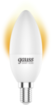 Умная лампочка Gauss 5 Вт С37 E14 White