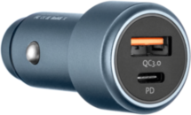 АЗУ uBear FQC18 USB A QC+Type-C PD Grey