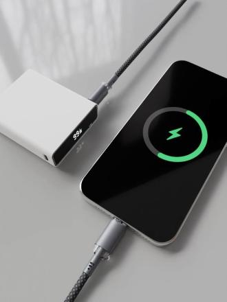 Внешний аккумулятор VLP B-Energy 10000 mAh 30 W USB-C+USB-A Белый