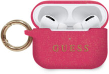 Чехол Guess Airpods Pro Glitter Fuchsia