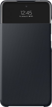 Чехол-книжка Samsung Galaxy A52 Smart S View Wallet Cover Black (EF-EA525PBEGRU)