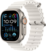 Часы Apple Watch Ultra 2 GPS 49мм корпус из титана + ремешок ocean band Белый