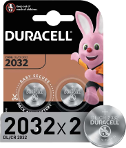 Батарея Duracell DL/CR 2032 литиевая 2шт