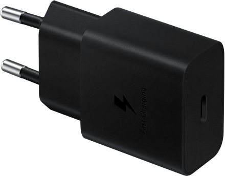 СЗУ Samsung USB Type-C + дата-кабель Type-C с функцией быстрой зарядки 15W Black (EP-T1510XBEGRU)