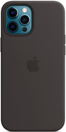 Клип-кейс Apple iPhone 12 Pro Max MagSafe силиконовый Черный (MHLG3ZE/A)