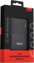 Внешний аккумулятор Akai BE-5002 6000mAh Black