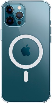 Клип-кейс Apple iPhone 12 Pro Max MagSafe силиконовый прозрачный (MHLN3ZE/A)