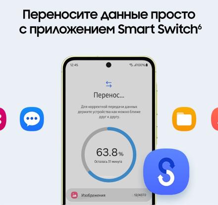 Смартфон Samsung Galaxy A55 8/256 Гб 5G Желтый