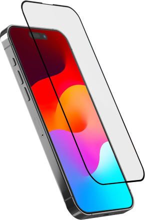 Стекло защитное Rocket Air Cover 2.5D для iPhone 15 Черная рамка