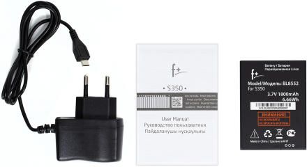 Мобильный телефон F+ S350 Dual sim Dark Grey