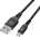 Дата-кабель Rocket Contact USB-A - Lightning 1м оплётка нейлон Черный