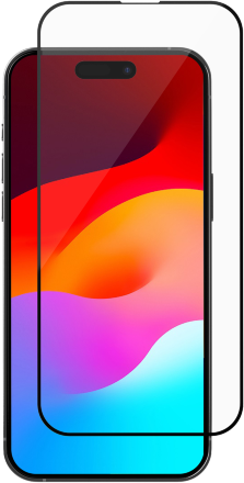 Стекло защитное Rocket Air Cover 2.5D для iPhone 15 Pro Max Черная рамка