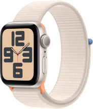 Часы Apple Watch SE 2023 GPS 40мм корпус из алюминия Сияющая звезда + ремешок Sport Loop Сияющая звезда (new)