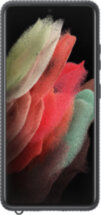 Клип-кейс Samsung Galaxy S21 Ultra Clear Protective Cover прозрачный c черной рамкой (EF-GG998CBEGRU)