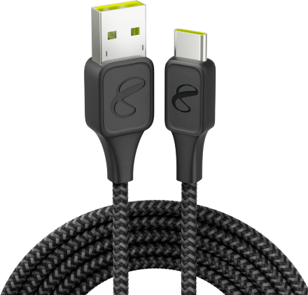 Дата-кабель InfinityLab InstantConnect USB-A - USB-C 1.5м Black (ILINCATCBLK)