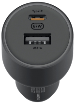 АЗУ Xiaomi 67W Car Charger (Type-A + Type-C) Черное