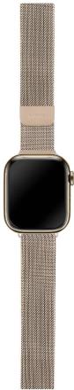 Ремешок для умных часов uBear Spark для Apple Watch 42|44|45|49 mm стальной  Золото (WB06GL02ML-AW)