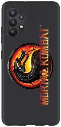Клип-кейс Deppa Samsung Galaxy A32 Warner Brothers Mortal Kombat logo