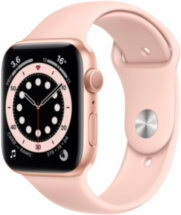 Часы Apple Watch Series 6 GPS 44мм корпус из алюминия розовый + ремешок розовый (M00E3RU/A)