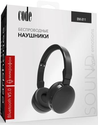 Беспроводные наушники Code BM-811 Черные