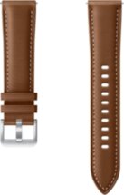 Ремешок для умных часов Samsung Stitch Leather Band для Galaxy Watch3 41mm, Watch 42mm, Watch Active brown