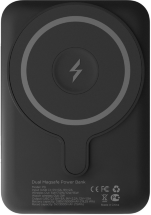 Внешний аккумулятор VLP Dual Magsafe 5000 mAh 3A USB-C Черный