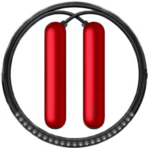 Умная скакалка Tangram Factory Smart Rope светодиодная подсветка Red (S)