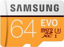 Карта памяти MicroSD Samsung EVO V2 64Gb Class10 MB-MP64GA/RU