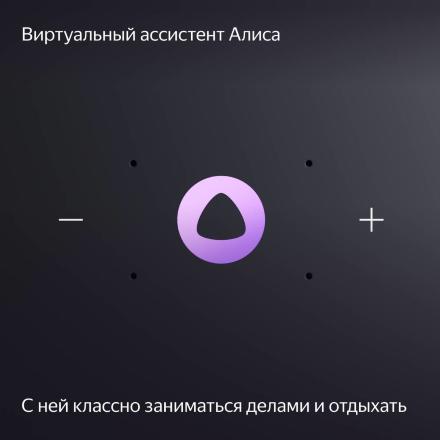 Умная колонка Яндекс Станция Миди с Zigbee Черная