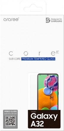 Стекло защитное Araree Samsung Galaxy A32 прозрачное (GP-TTA325KDATR)