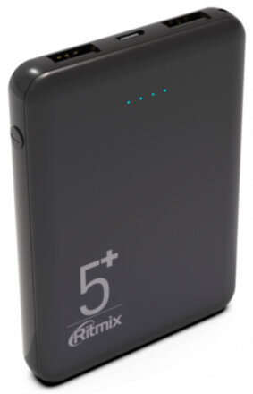 Внешний аккумулятор Ritmix RPB-5000 5000mAh Black