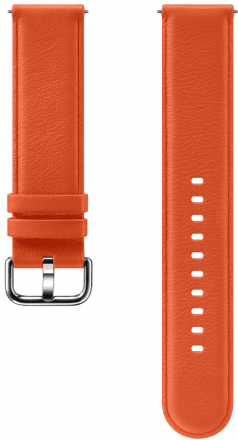 Ремешок для умных часов Samsung Galaxy Watch Active ET-SLR82M кожаный Orange