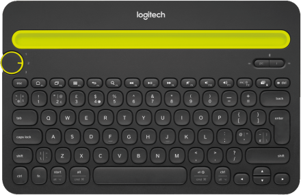 Клавиатура беспроводная Logitech Bluetooth Multi-Device Keyboard K480 беспроводная Graphite