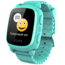 Детские часы Elari KidPhone 2 с GPS трекером Green