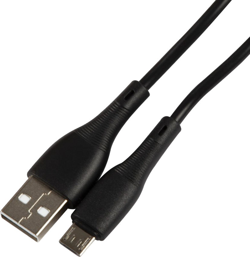 Дата-кабель UNBROKE Fika USB-MicroUSB 1 метр до 2A Черный Дата-кабель UNBROKE Fika USB-MicroUSB 1 метр до 2A Черный