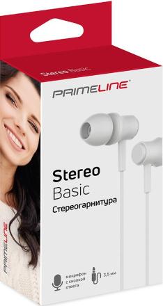 Наушники PrimeLine Stereo Basic Белые