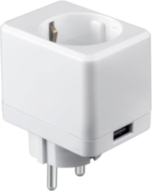 Умная розетка HIPER IoT P09 с USB портом 10А 2500 Вт White