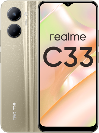 Смартфон realme C33 4/128 Гб Золотой