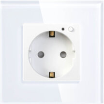 Умная розетка HIPER Smart wall socket  IoT Outlet W01 встраиваемая White