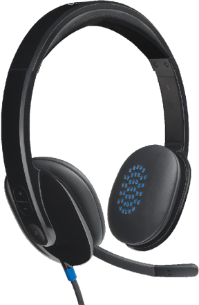 Наушники с микрофоном Logitech H540 USB Computer Headset Black