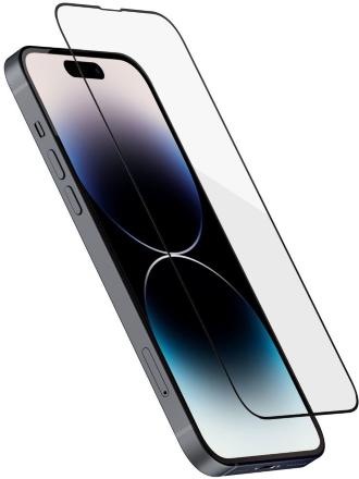 Стекло защитное uBear Extreme Nano Shield Privacy для iPhone 14 Pro Черная рамка (GL146BL03ANP61P-I22)