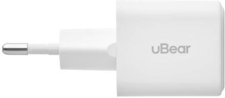 СЗУ uBear Bridge USB-C 30 Вт GaN Super Fast Charging Белое
