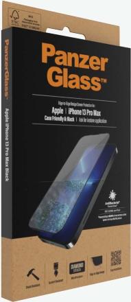 Стекло защитное PanzerGlass Apple iPhone 13 Pro Max Case Friendly AB черная рамка