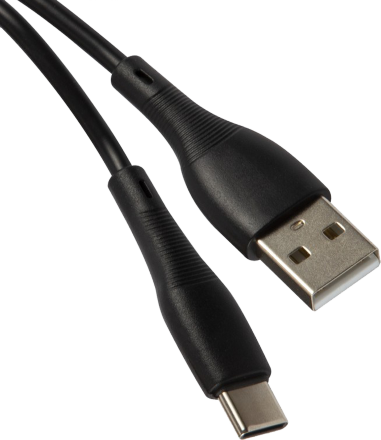 Дата-кабель UNBROKE Fika USB-Type-C 1 метр до 2A Черный