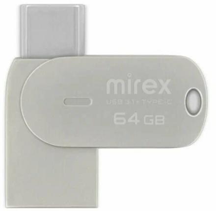USB Flash Mirex Bolero 64GB Type-C-USB A Серый